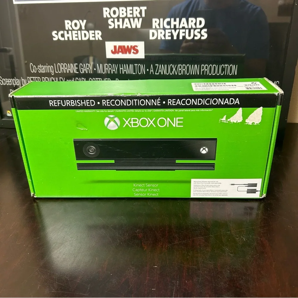 Microsoft Xbox One Kinect Sensor Bar Black Model 1520 Genuine Open Box Untested